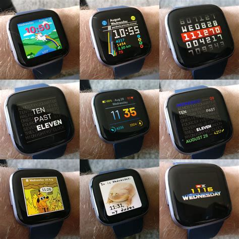 best fitbit clock faces